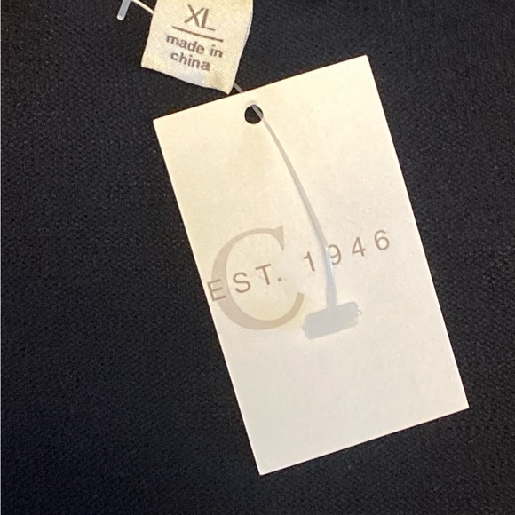 C. Est. 1946 Black Button Front Cardigan Sweater Women’s XL NWT - Picture 2 of 6